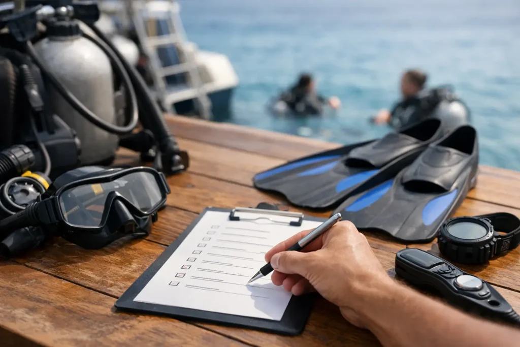 Before You Go Diving Checklist That Works