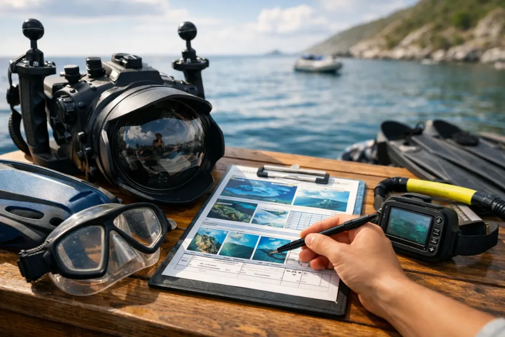 What a Photo Dive Conditions Report Tells You